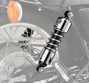 デイトナ ローダウン リア サスペンション リアショック クローム