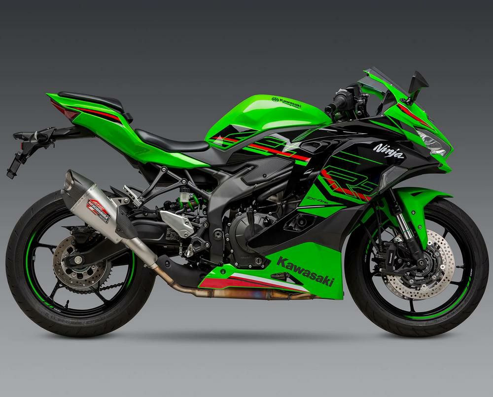 ZX-4RR Ninja スリップオンマフラー AT2 ステンレス/カーボン ヨシムラ