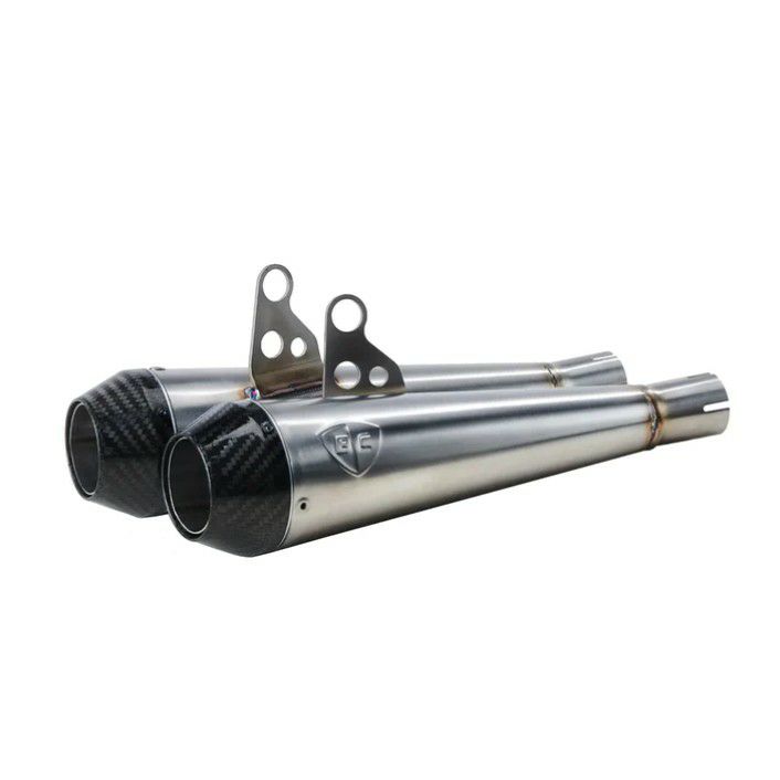 Motone 空冷 ボンネビル T100 Saturn V スリップオンマフラー | バイク