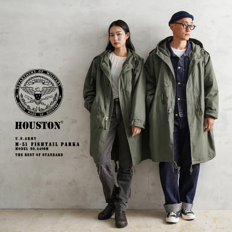 ミリタリー 卸売 仕入れ 問屋 HOUSTON ヒューストン 米軍 M-51パーカ