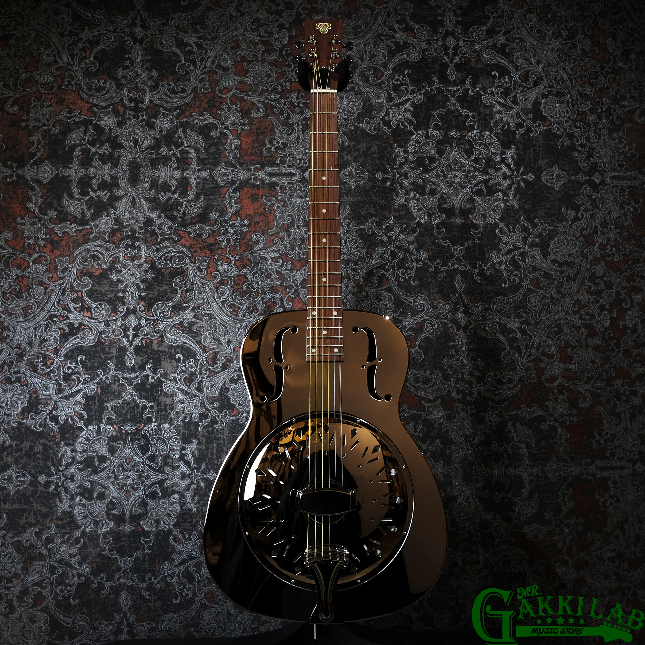 Epiphone Dobro Hound Dog M-14 Metal Body Round Neck / Nickel