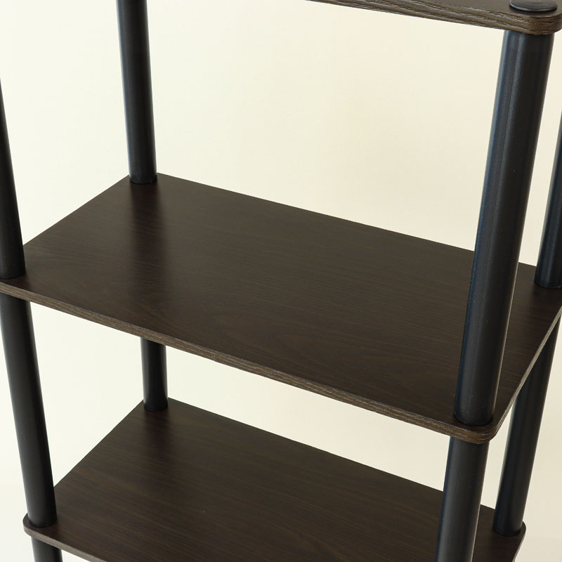 システムラック4段 ダークブラウン ｜ ミスターマックスオンラインストア