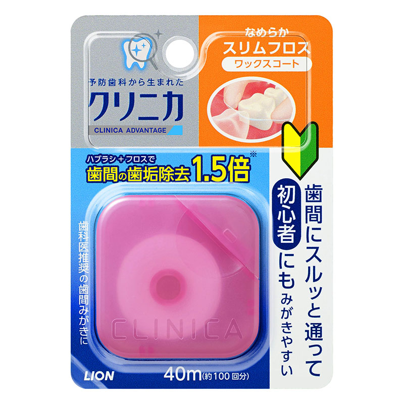 クリニカ アドバンテージ なめらかスリムフロス 40m ｜ ミスター