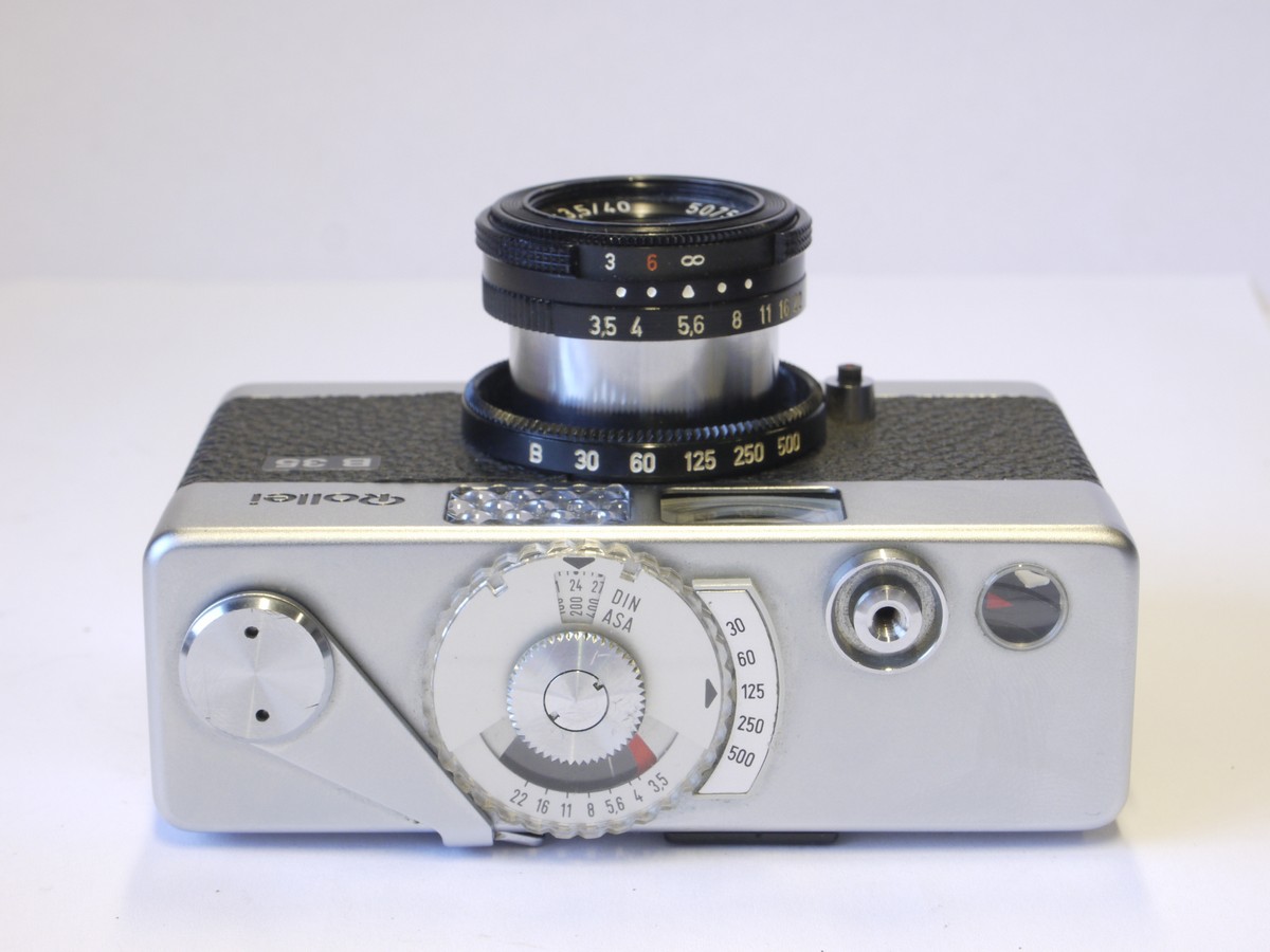 Rollei B35 chrome (Made in Germany) with Carl Zeiss 40mm f3.5