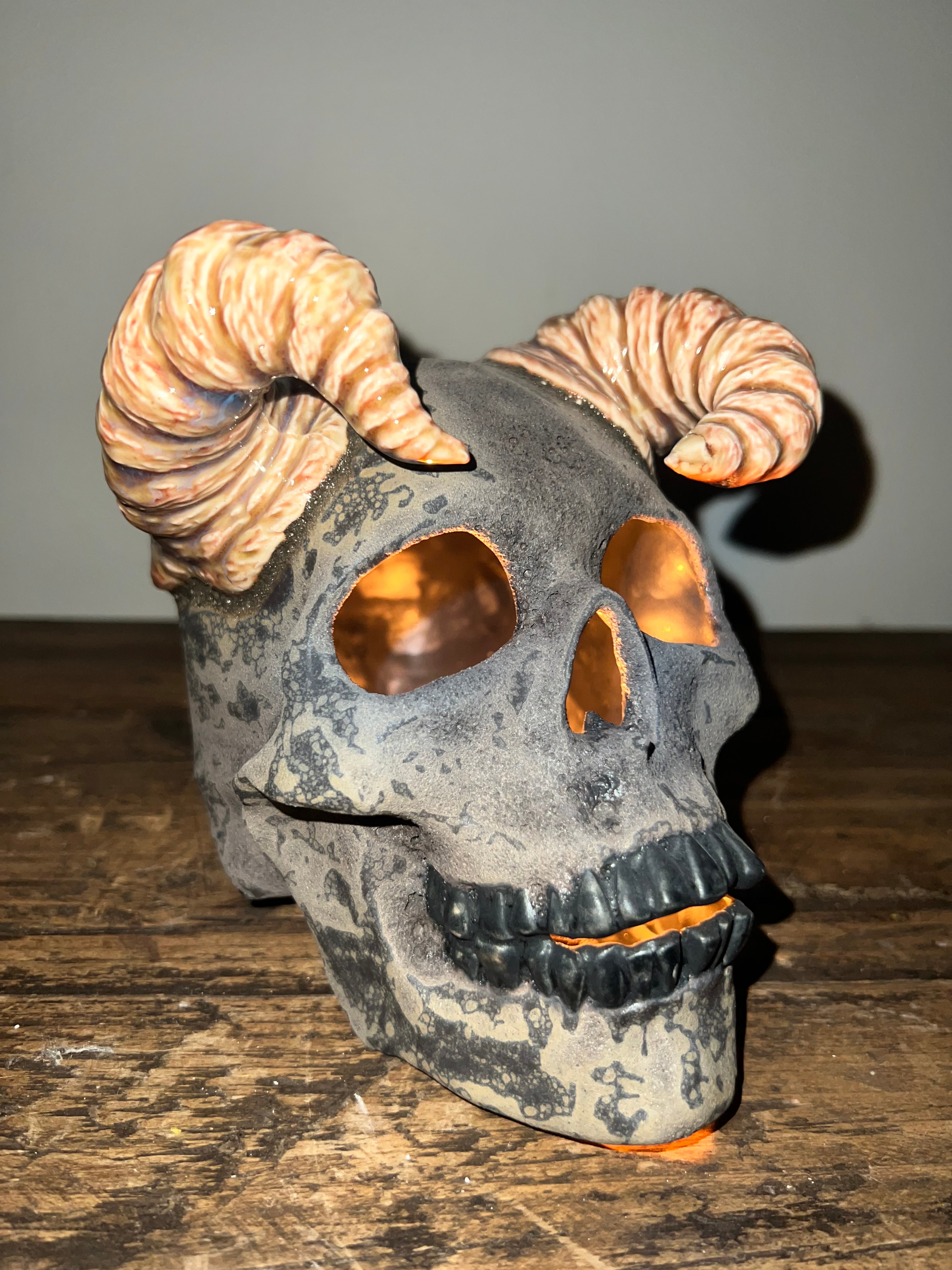 Black Demon Skull – Muddy Herbivore