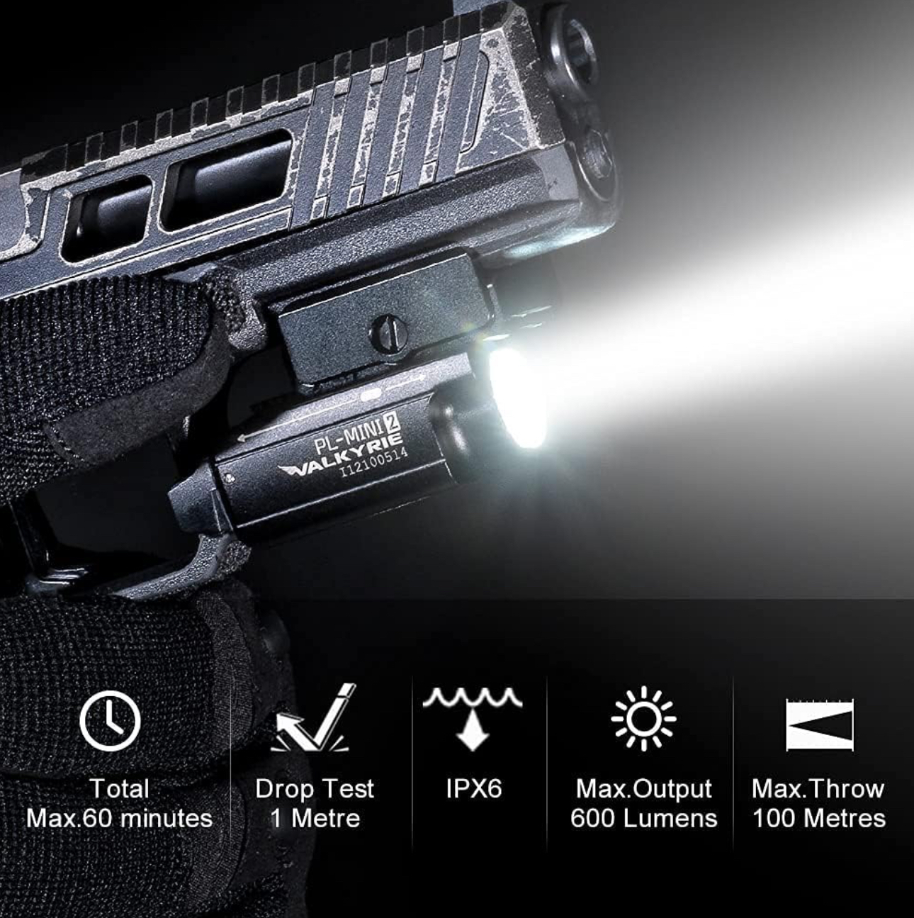 OLIGHT PL-Mini 2 Valkyrie Weapon Mounted Light