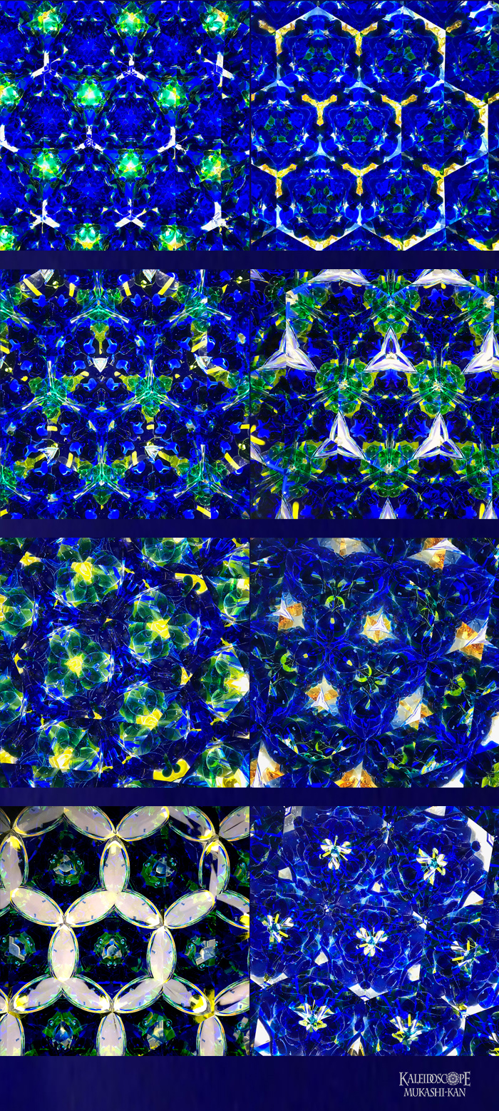 有田焼万華鏡：香蘭社]蘭花ちらし（ガラス球型オイルスコープ）[送料無料]