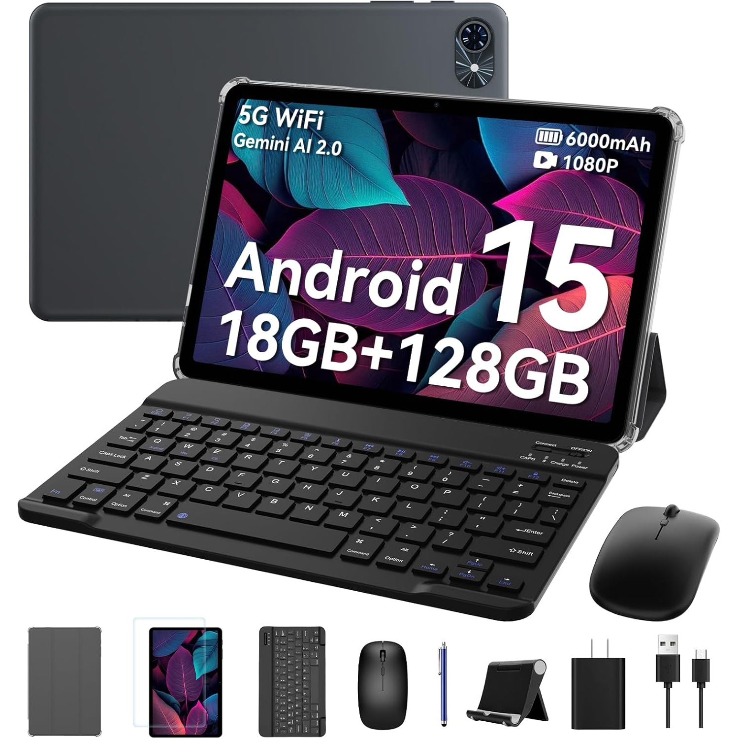 2026 Android 15 Tablet 10.1 Inch – 18GB RAM 128GB Gemini AI | Best