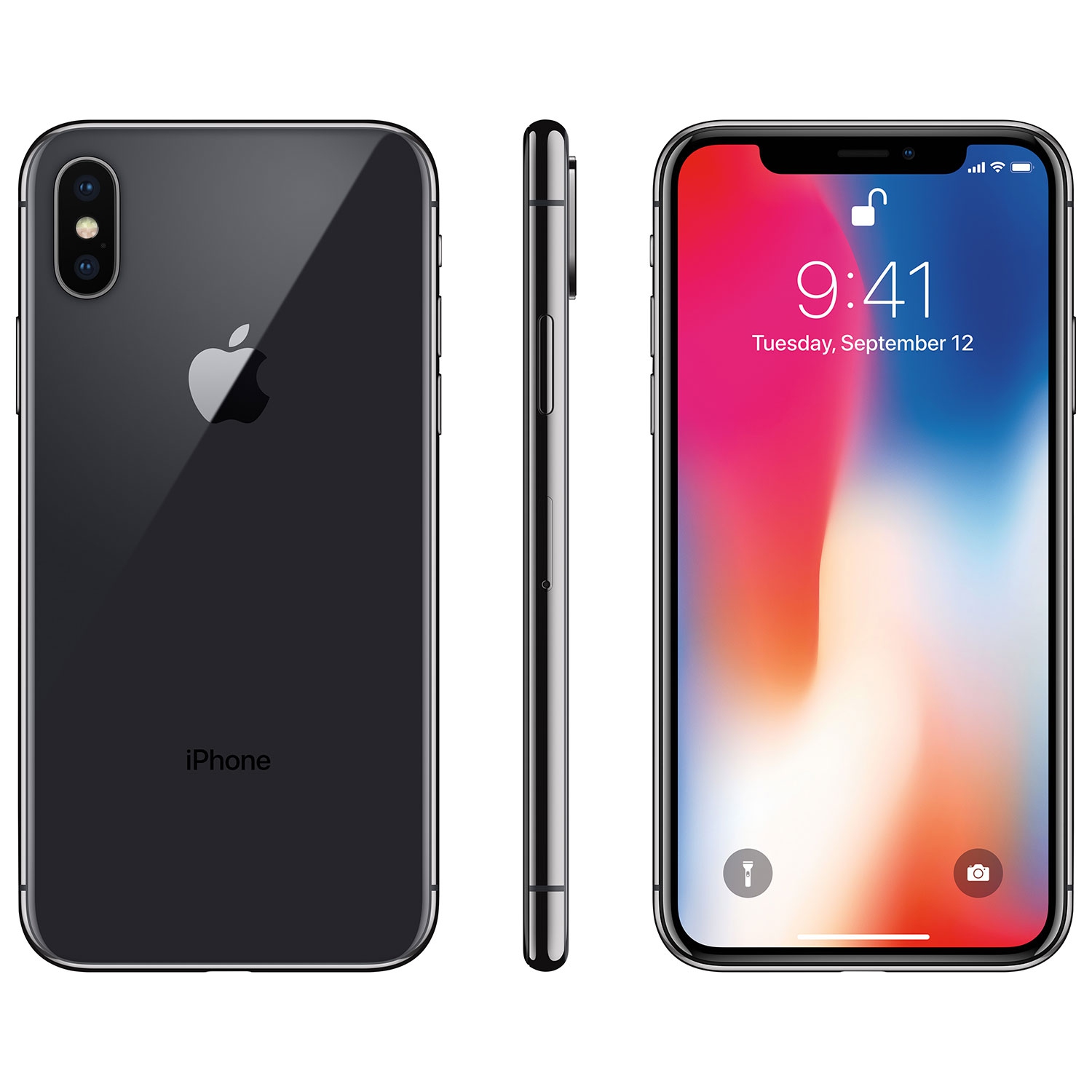 Refurbished (Good) - Apple iPhone X 64GB Smartphone - Space Gray