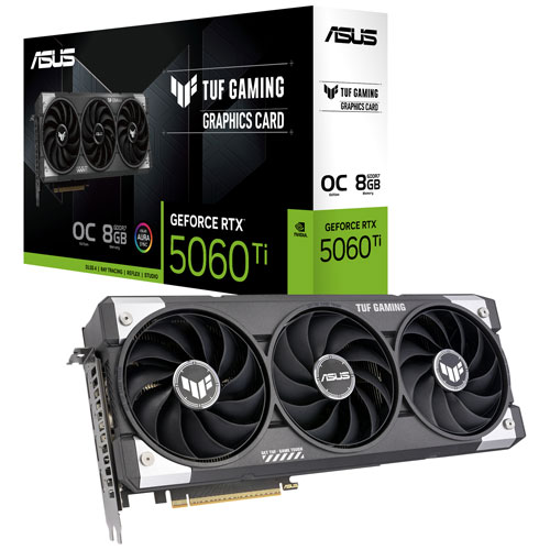 ASUS TUF Gaming GeForce RTX 5060 Ti OC 8GB GDDR7 Video Card | Best