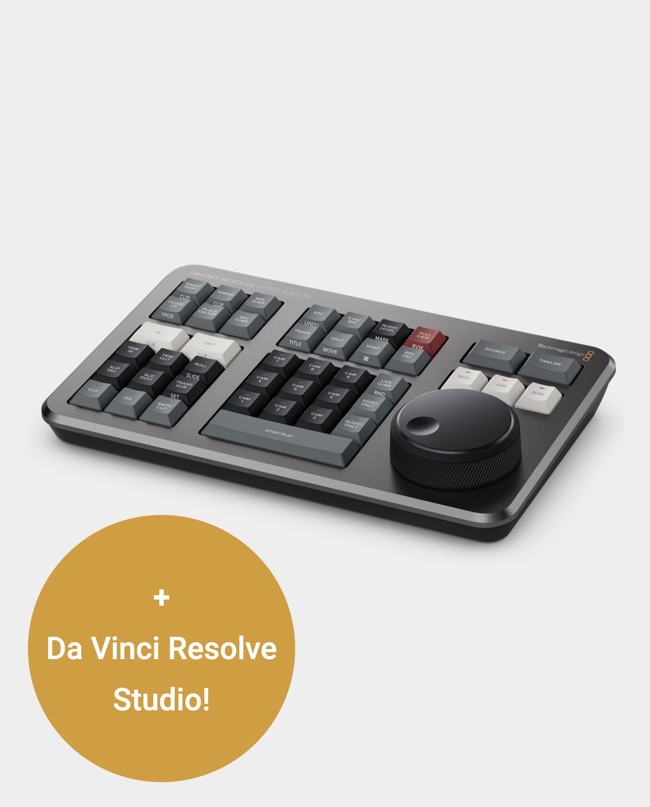 Blackmagic DaVinci Resolve Studio + Speed Editor - MURERSTORE