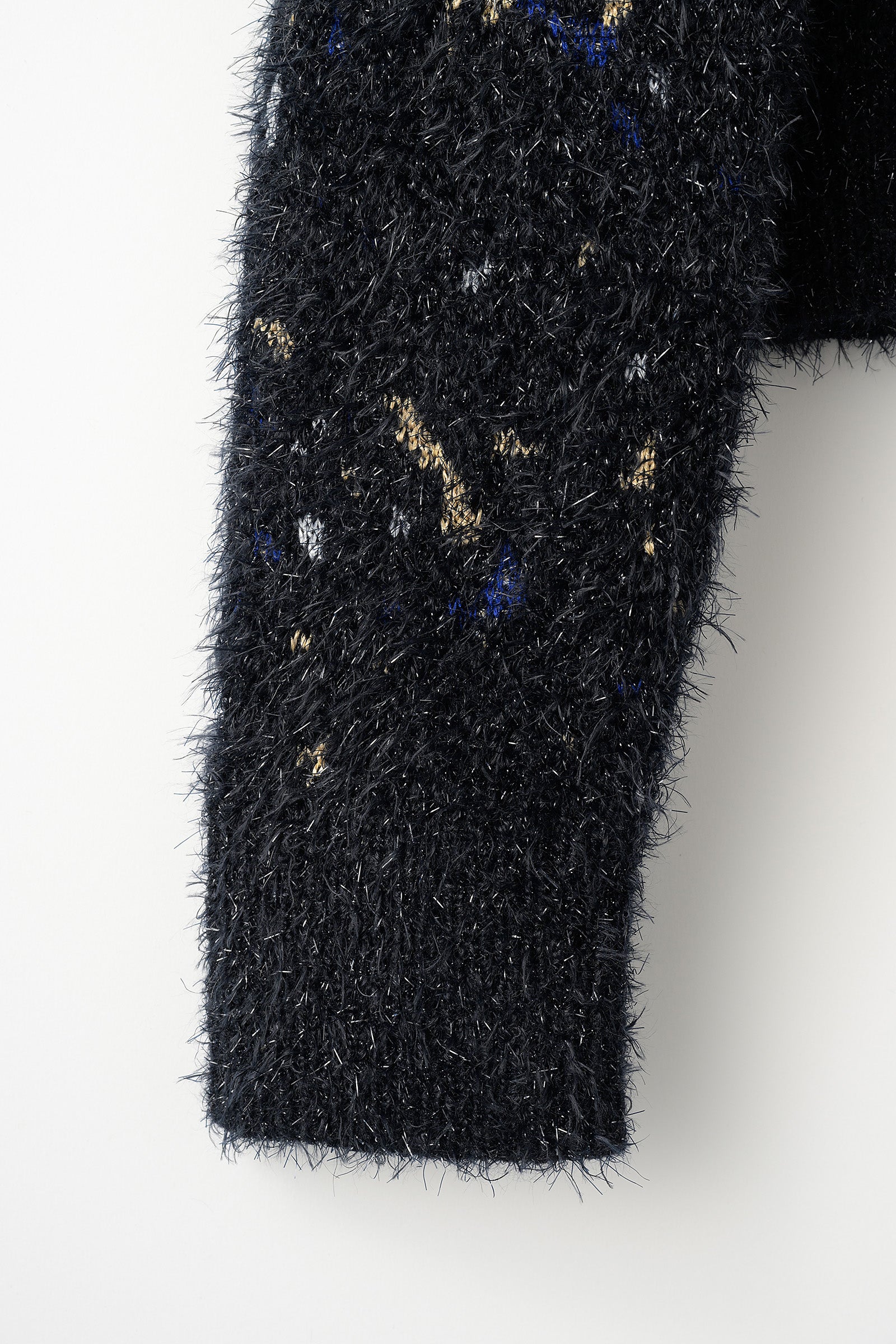 Twinkle knit cardigan (Black) - ニットカーディガン