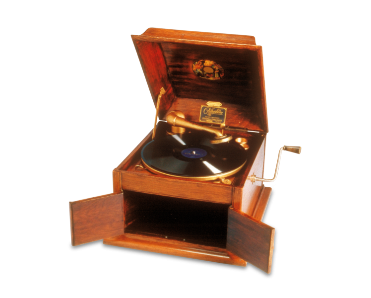 ディスク式蓄音機 「クリフトフォン・ポータブル型」｜コレクション