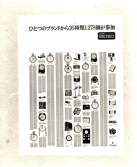 オリンピック計時への挑戦 | セイコーマイルストーン | THE SEIKO