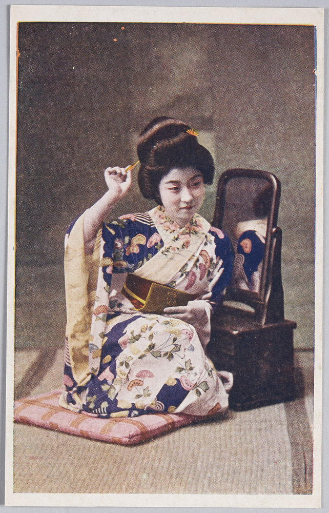 簪を挿す和装女性 | ToMuCo - Tokyo Museum Collection