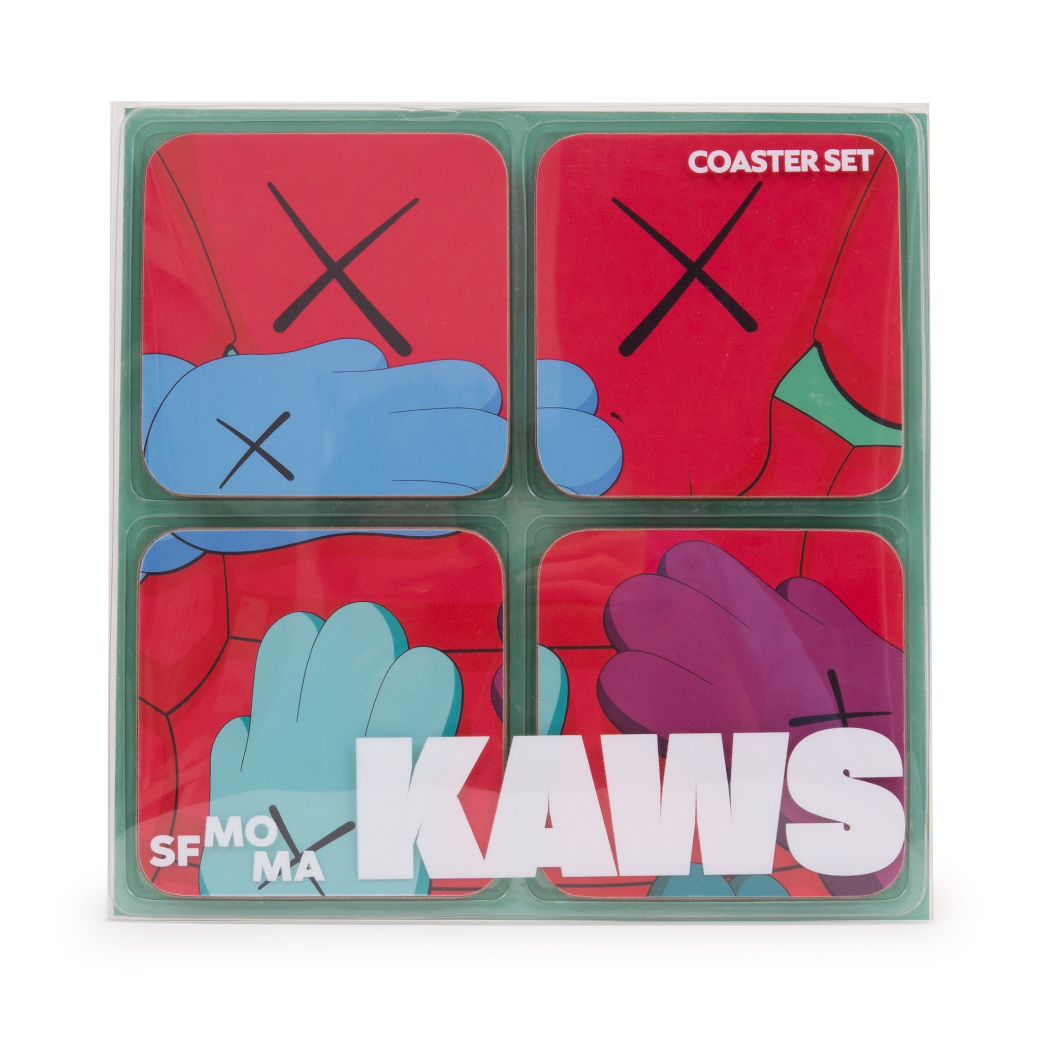 KAWS Coasters: Set of 4 - SFMOMA Museum Store