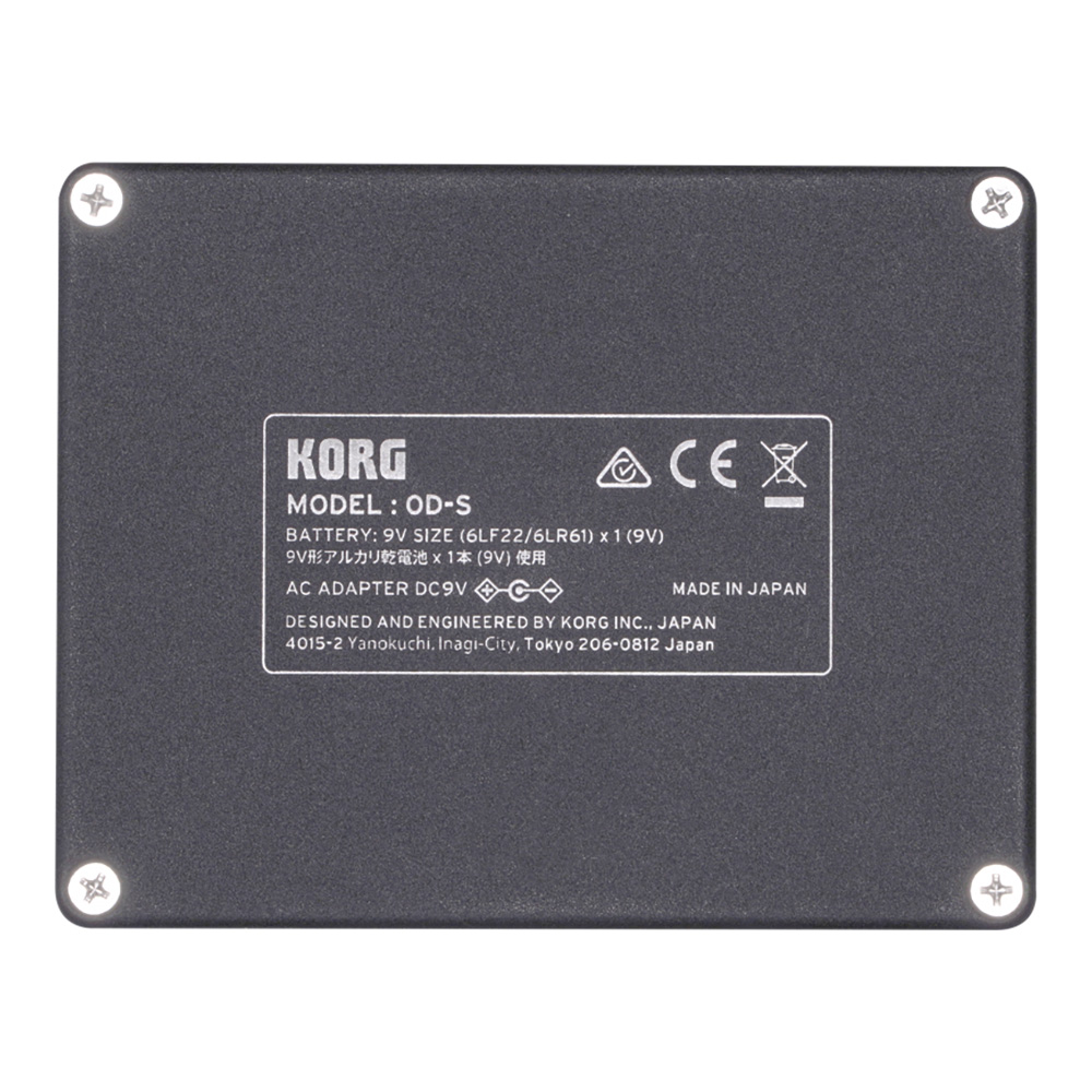 KORG Nu:Tekt OD-S BK [NUTUBE OVERDRIVE BK]｜ミュージックランドKEY