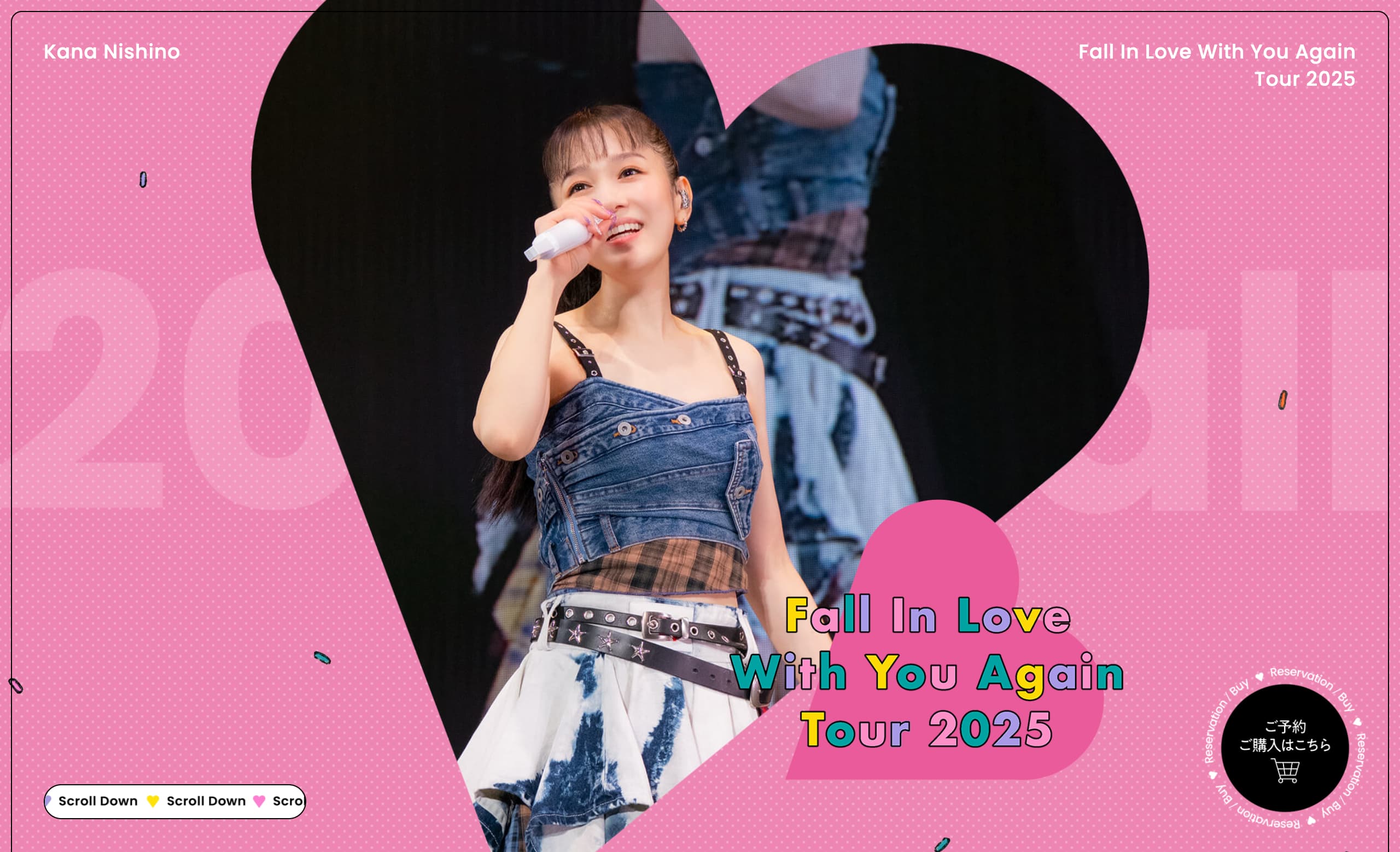 西野カナ「Kana Nishino Fall In Love With You Again Tour 2025」Blu