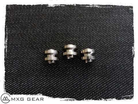 Custom Made Titanium Standoffs, Scale Screws, LBS and Clip for