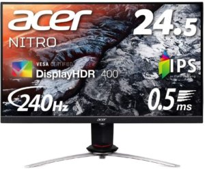 実機】Acer Nitro XV253QXbmiiprzx レビュー｜240Hz・IPS・応答速度0.5
