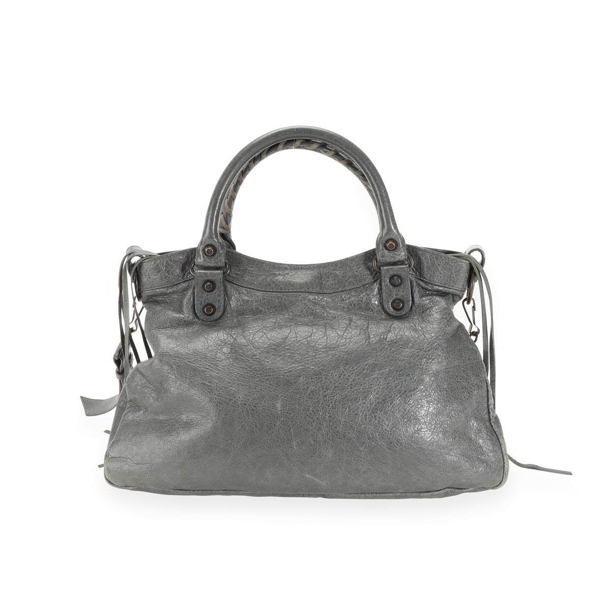 Balenciaga Gris Tarmac Lambskin Classic Town Bag | myGemma | Item