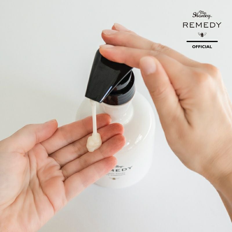 MYHONEY REMEDYレメディーハニーケアトリートメント380g/ ご自宅用簡易