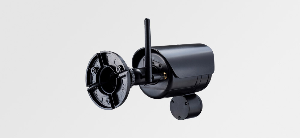 防犯カメラ らくらくeye cam カメラ2台セット 中古 防犯カメラ