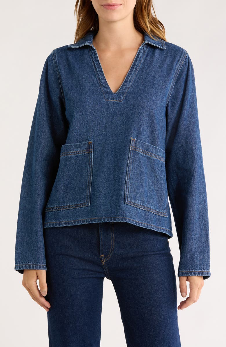 Habitual Denim Popover Top | Nordstromrack