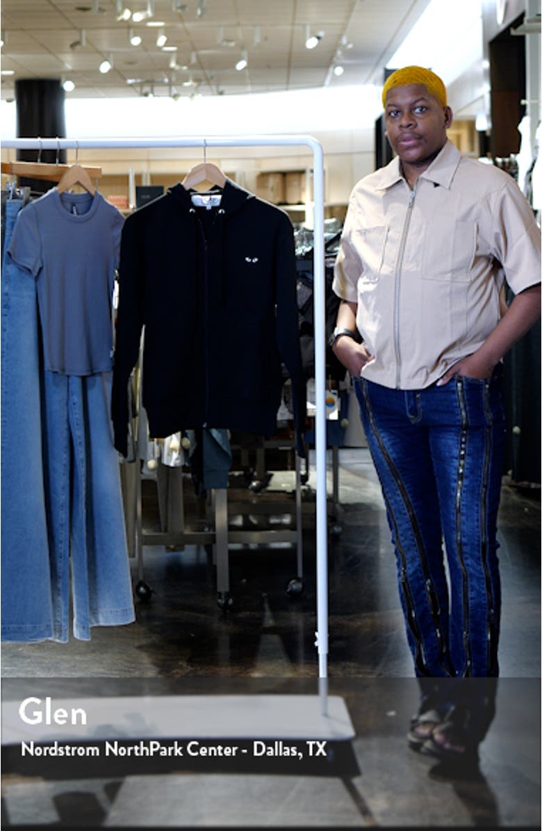 Comme des Garçons PLAY Big Black Heart Zip Hoodie | Nordstrom