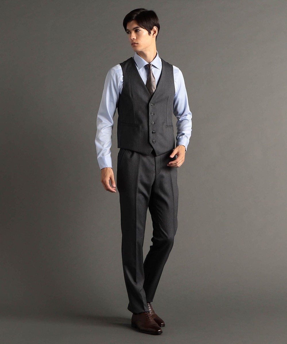 シャドーヘリンボン リバーシブルベスト｜ベスト｜ニコル公式通販