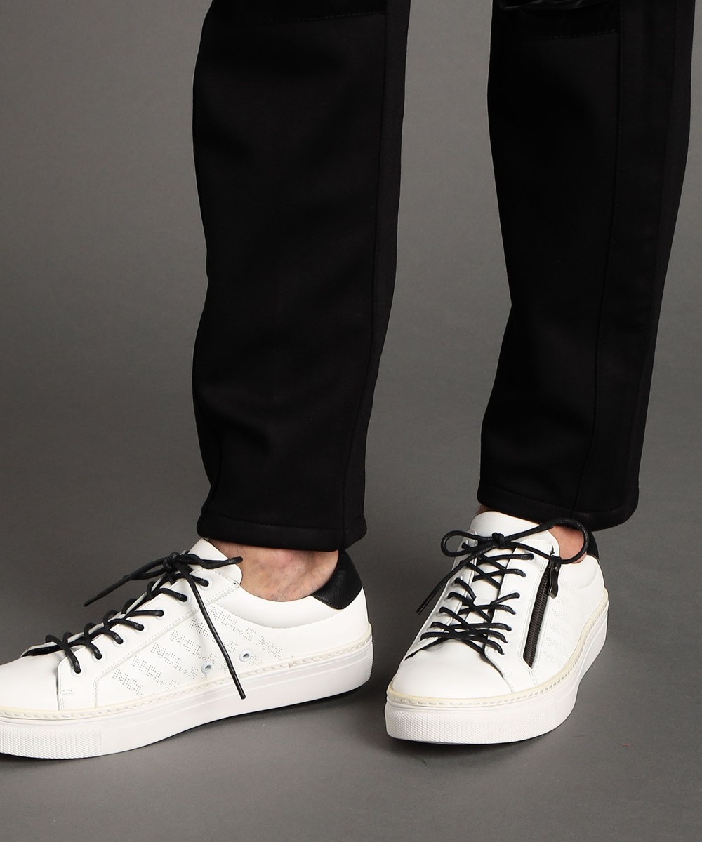 23年モデル EC限定再販売】3Dフェイクレザーパテッドライダースパンツ