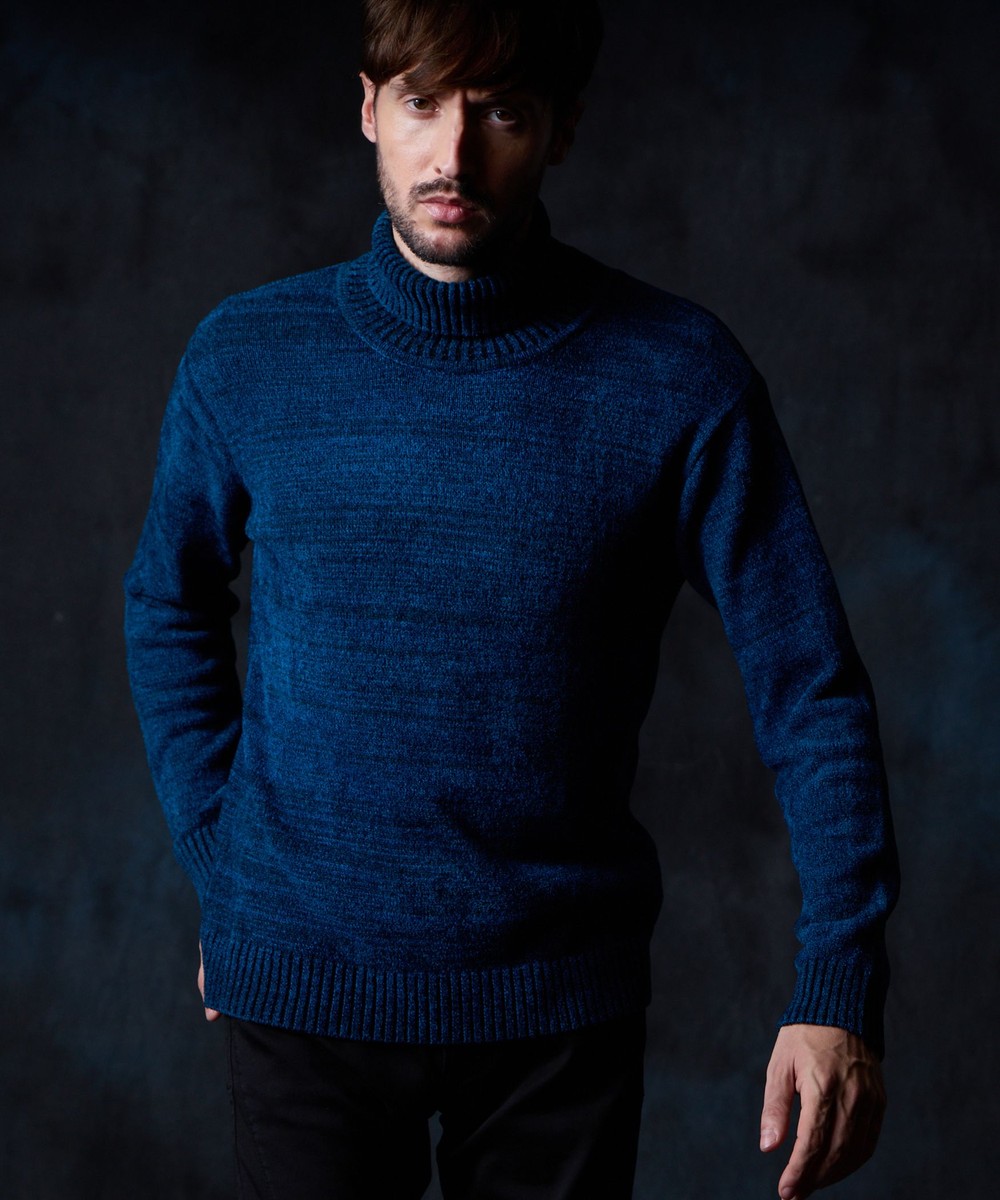 メランジモールオフタートルネックニット｜プルオーバー｜ニコル公式