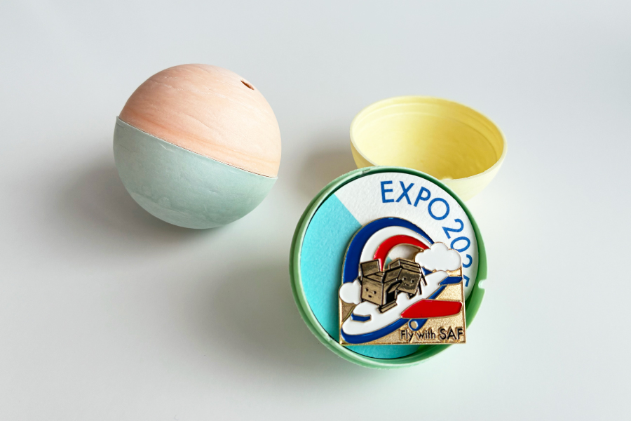 大阪・関西万博2025 ×レンゴー株式会社 オリジナルピンバッジ - na