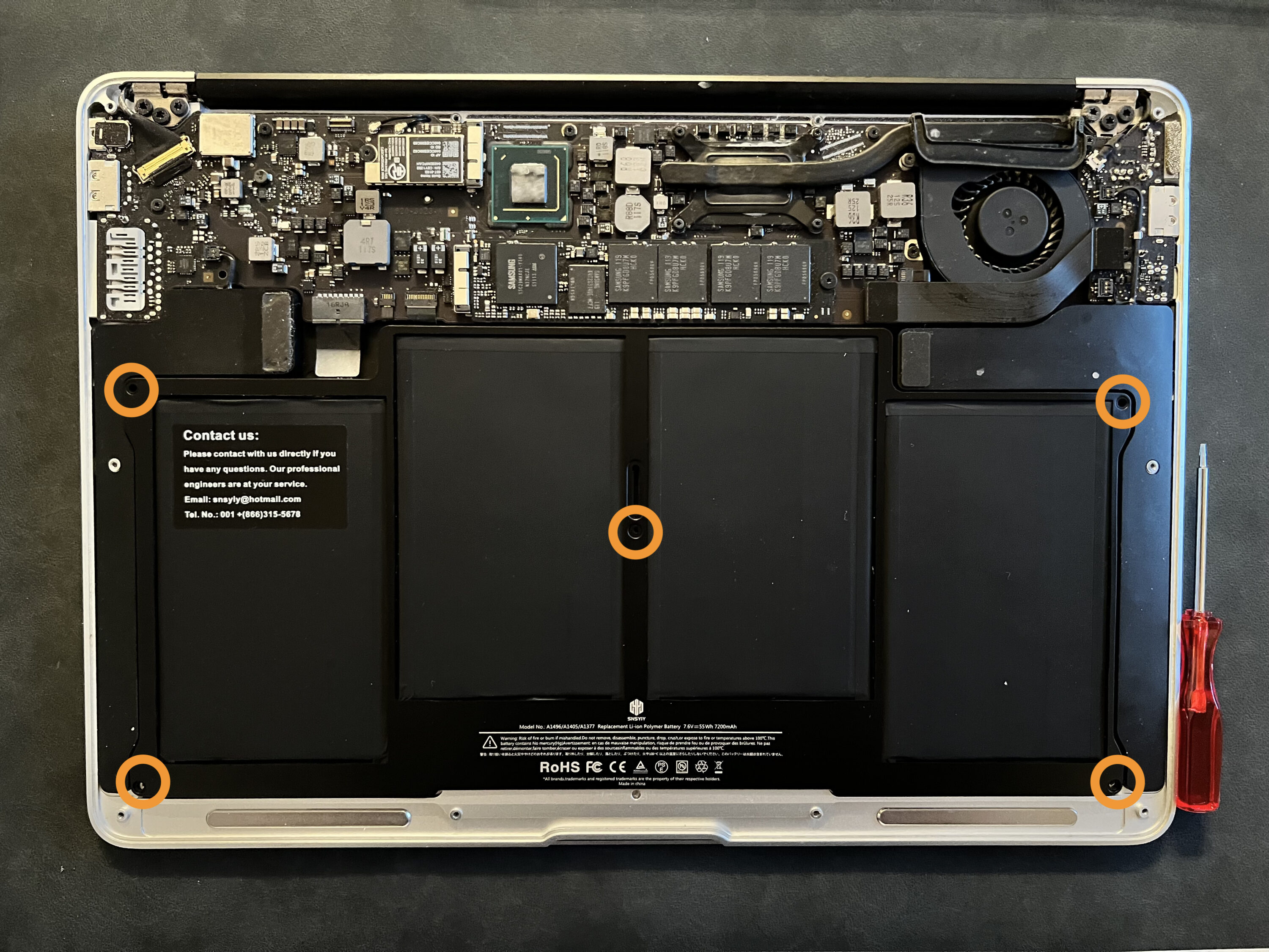 Mac】MacBook Air (13-inch, Mid 2012)のバッテリー交換（自分で交換