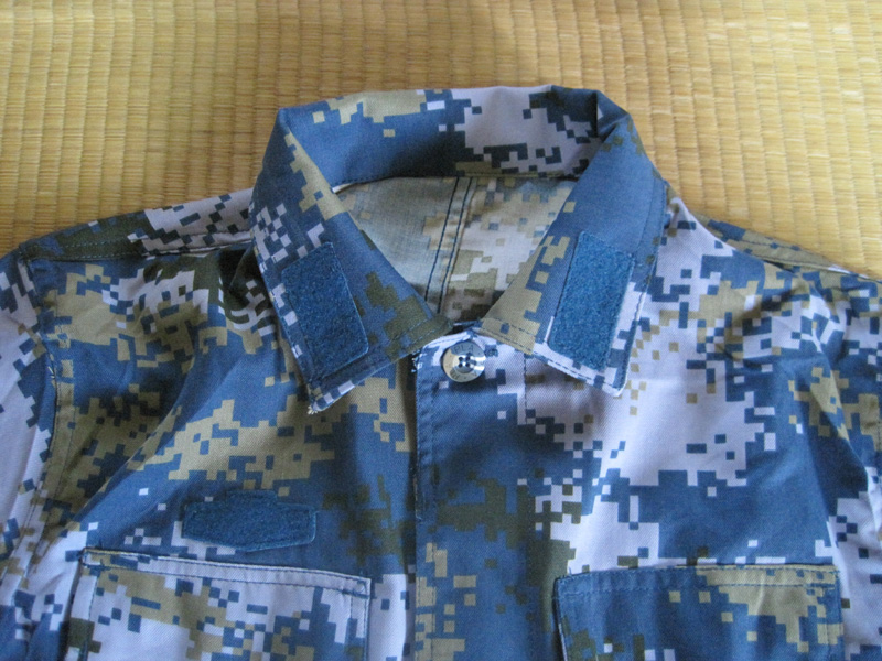 主張する迷彩 ～ 中国人民解放軍 07式作戦服・海洋迷彩 (実物)│ナナシ