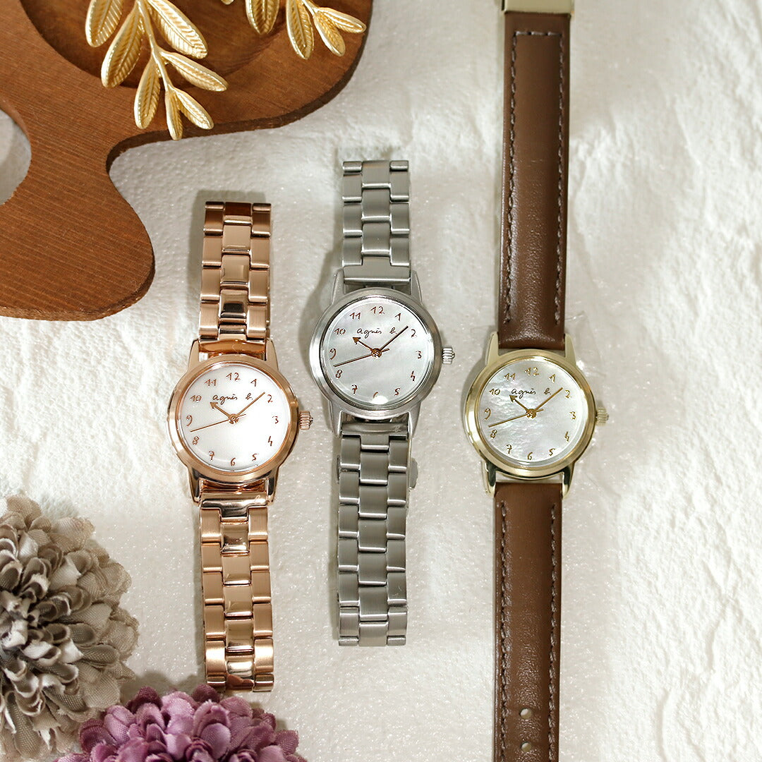 アニエスベー 腕時計 ブランド マルチェロ ソーラー レディース