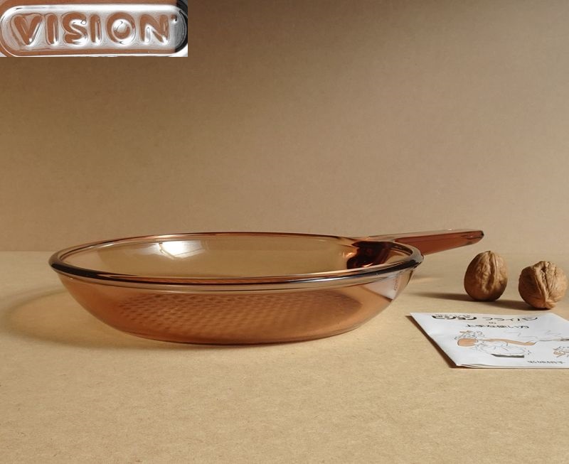 美品 VISION CORNING ビジョン 耐熱ガラス 鍋 フライパン 楽天市場