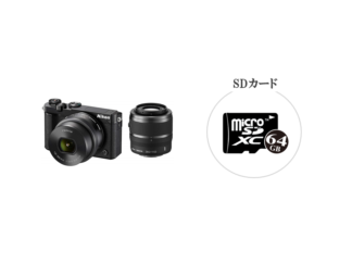 格安レンタル] Nikon（ニコン）Nikon1 J5 ダブルレンズキット 2泊3日～