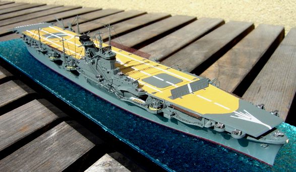 航空母艦 隼鷹 1/700 JYUNYO 田宮模型