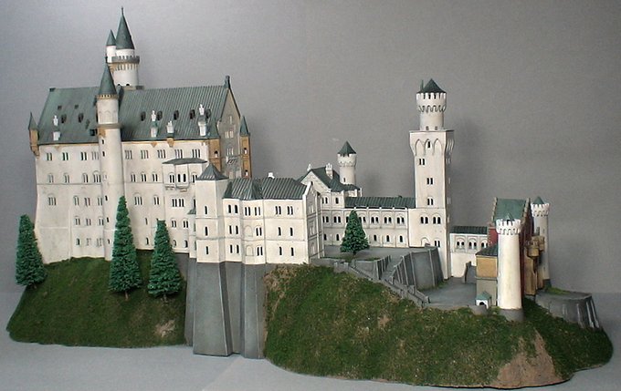 ノイシュバンシュタイン城 1/220 DOYUSHA 童友社 NEUSCHWANSTEIN