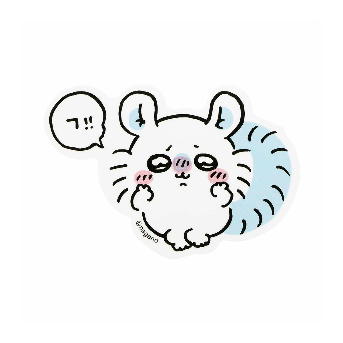 ナガノキャラクターズ スマホに貼れるサイズのステッカー（モモンガ フ
