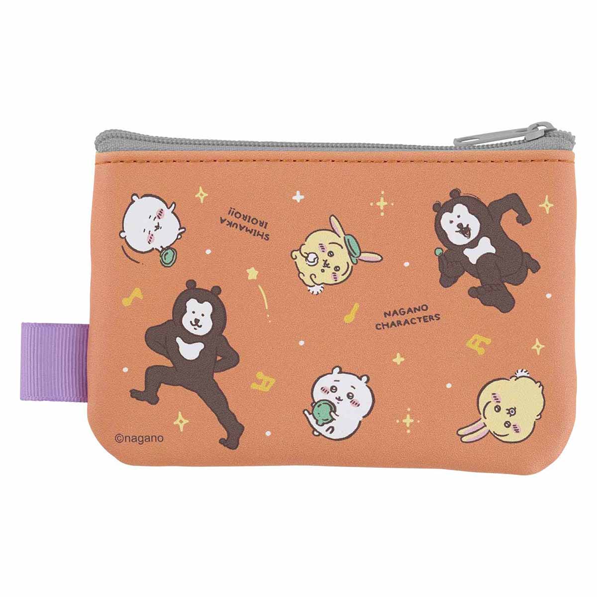 ナガノキャラクターズ 2個セットポーチ（オレンジ×イエロー） | ナガノ