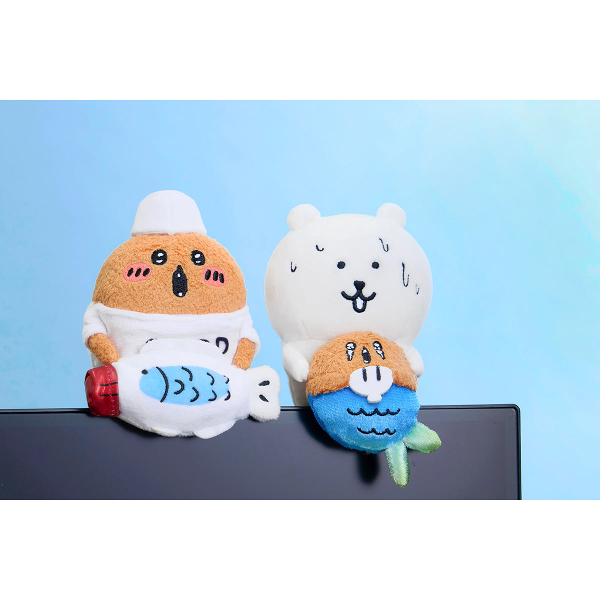 ナガノキャラクターズ デスクトップから見守るひっかけぬいぐるみ