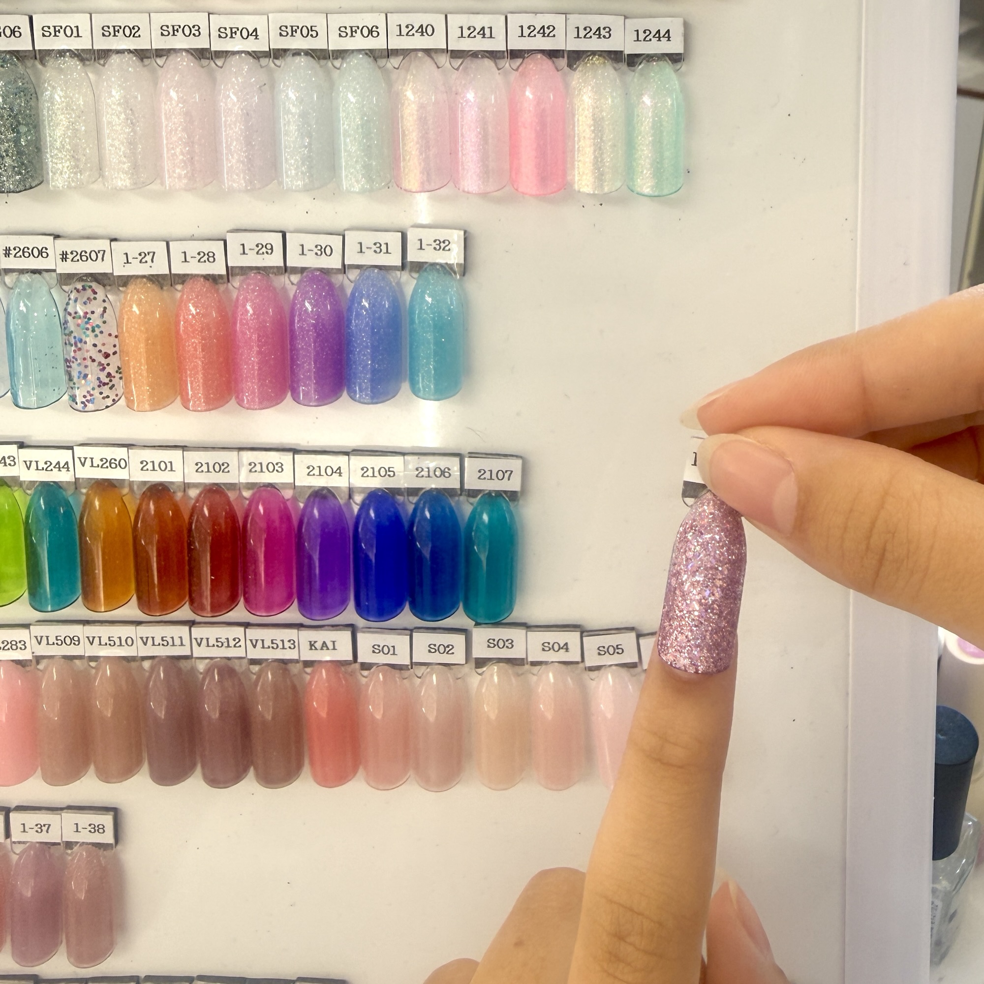 カラーチャートが新しくなりました｜つくばみらい市ネイルサロン