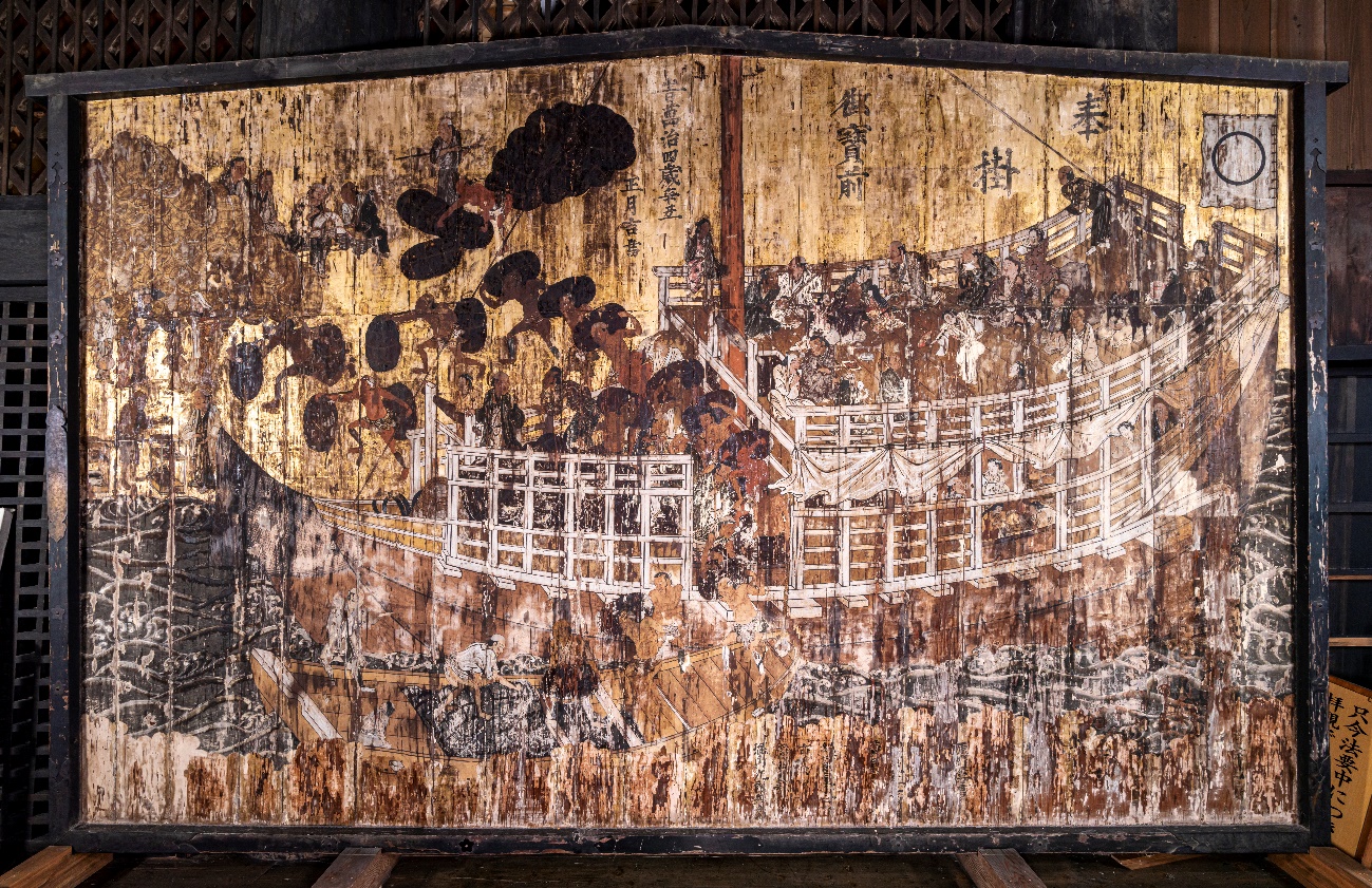 金峯山寺の大絵馬に描かれた近世初頭の風俗 - 奈良、旅もくらしも