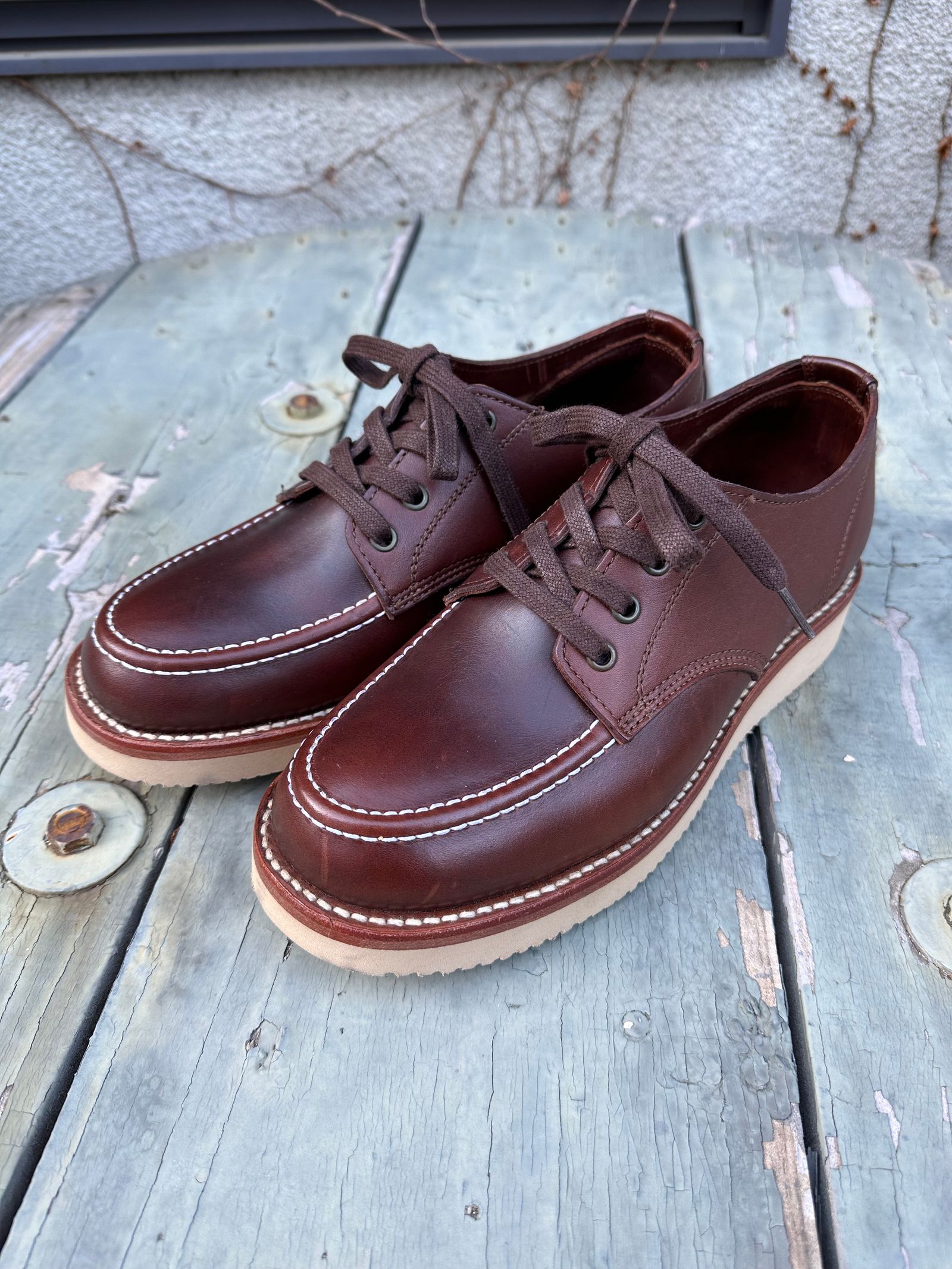 PISTOLERO / ピストレロ / オックスフォード モックトゥシューズ