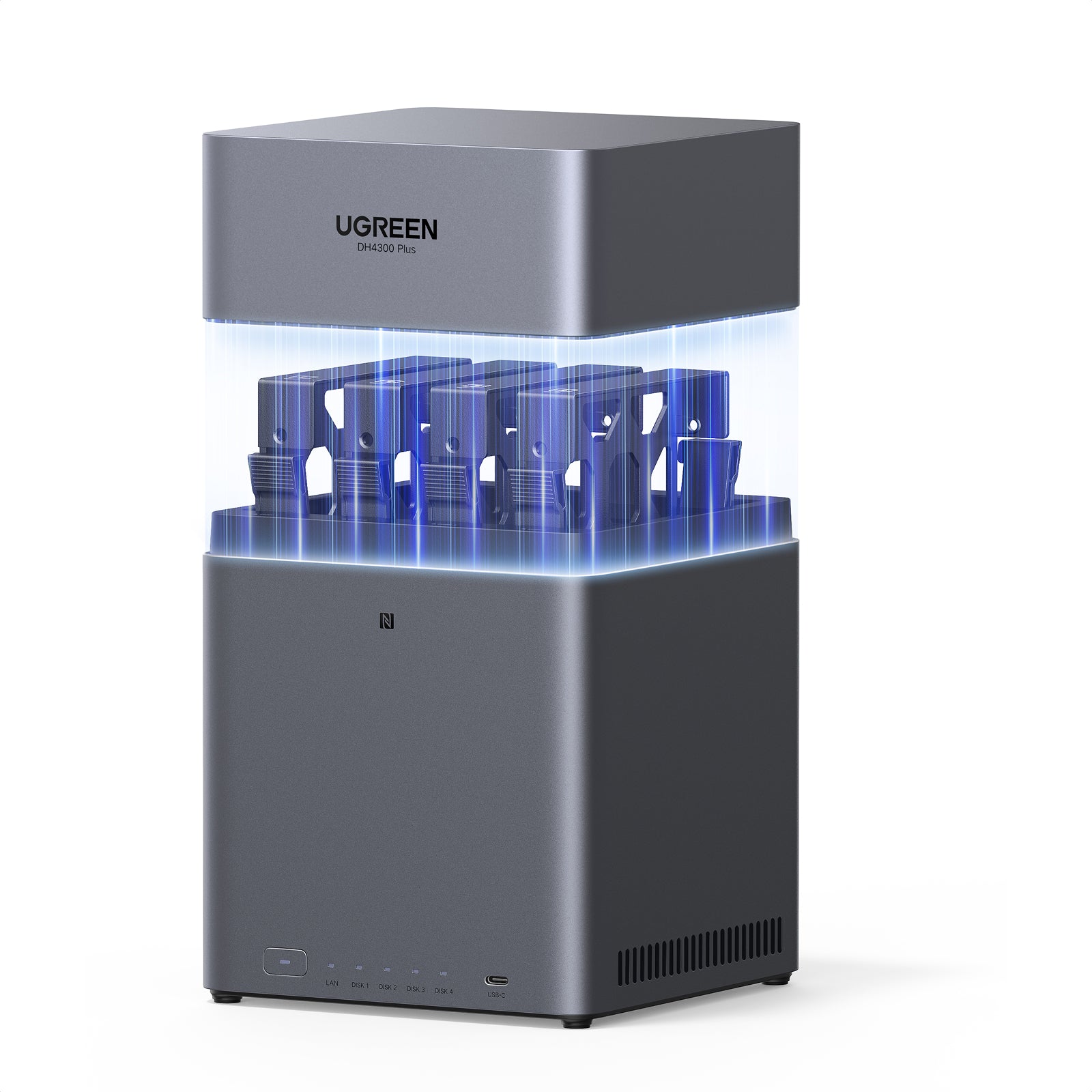 UGREEN DH4300 Plus NAS ストレージ 120TB – 家庭の思い出をAIで整理