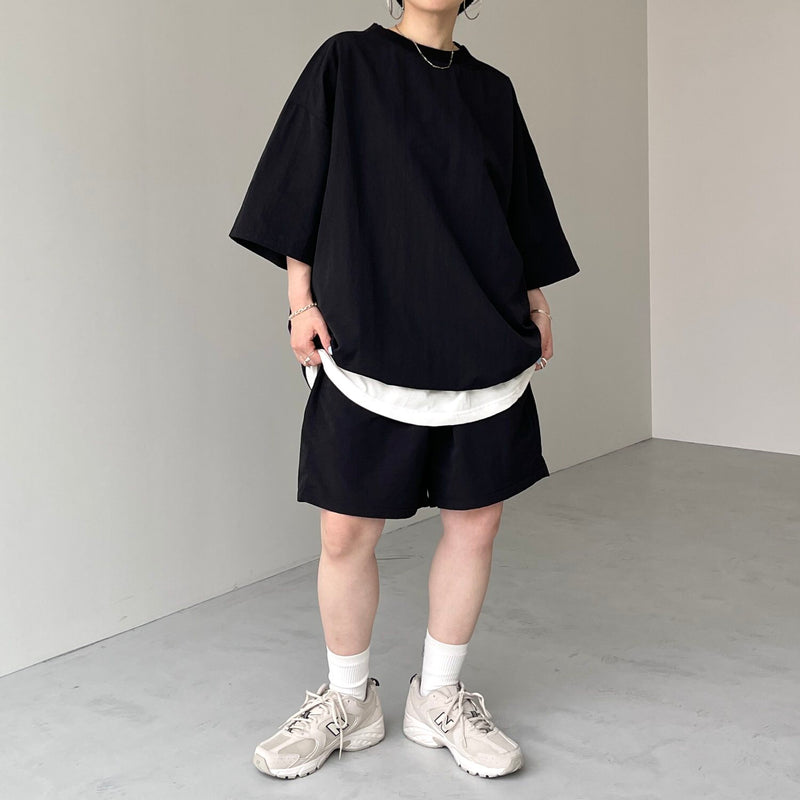 premium nylon setup / black（プレミアムナイロンセットアップ