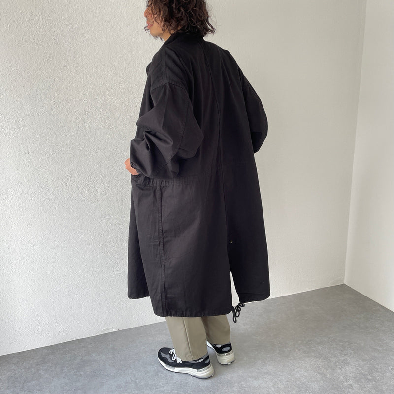 vintage like military mods coat M-65 / black（ビンテージライク