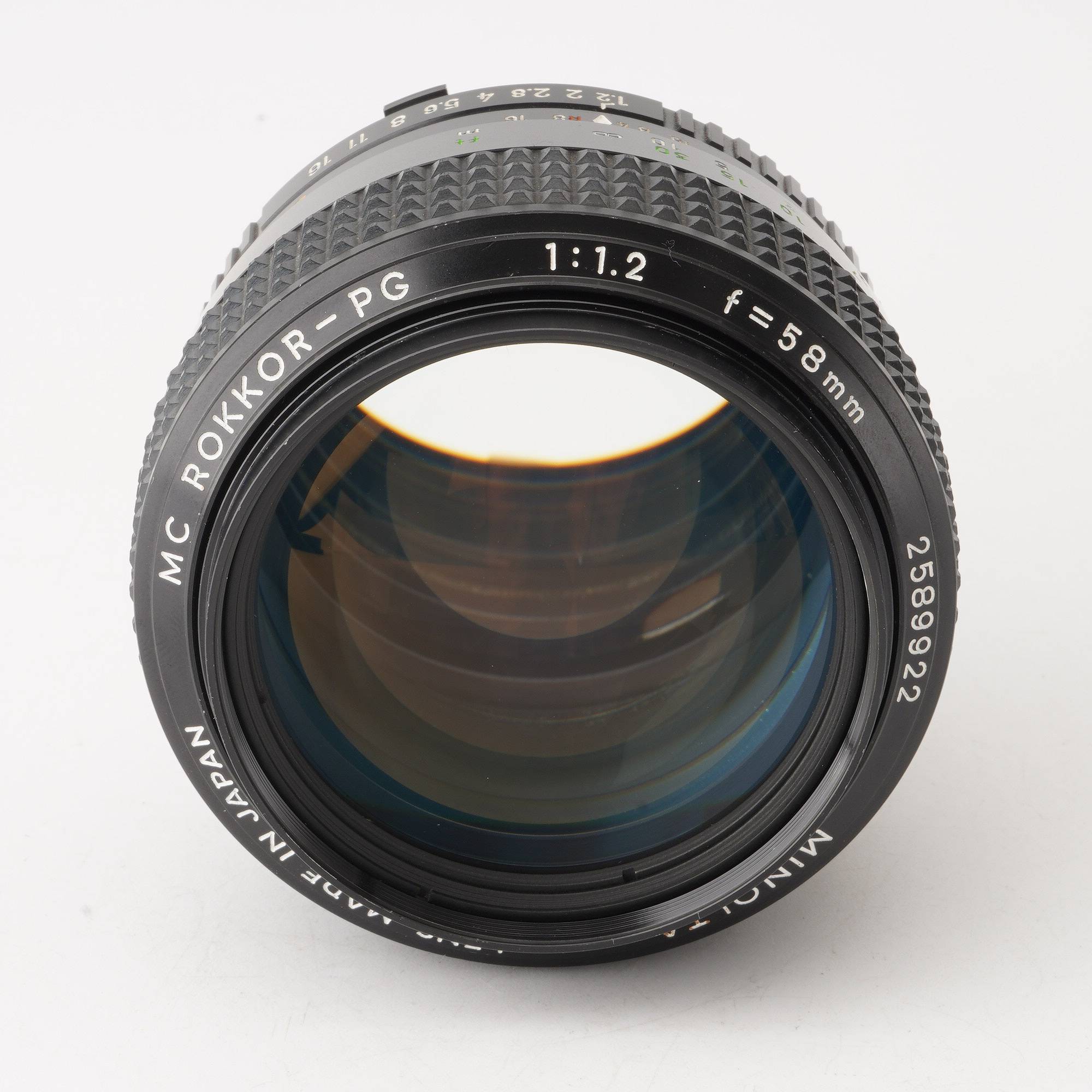 訳ありMinolta MC ROKKOR-PG 58mm F1.2 837 【激レア】ミノルタ MC
